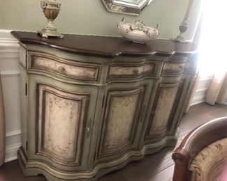 Another picture of the large painted buffet