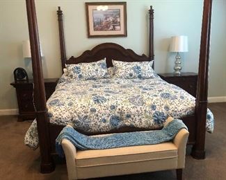 Four poster king size bed