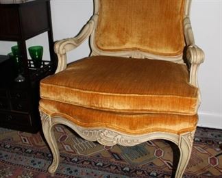 Vintage Statesville Chair Co. French provincial arm chair