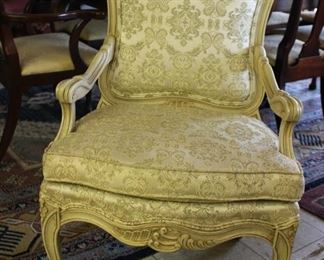 Vintage Statesville Chair Co. French Provincial arm chair 