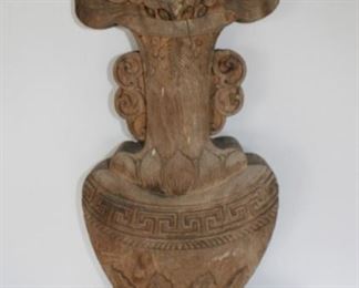 antique Asian architectural carving 
