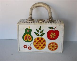 vintage basket purse