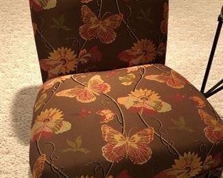 #10A) - $125 Each.  Two Slipper Chairs.  Seville Home.  Seat 17 1/2 Inches tall.  Back is 35 1/2 Inches tall.  Width is 31".  In Great Condition.  