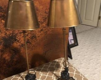 #16) - $40 - Pair of Two Traditional Lamp.