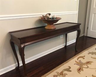 Sofa table, Great lines and Legs. $175