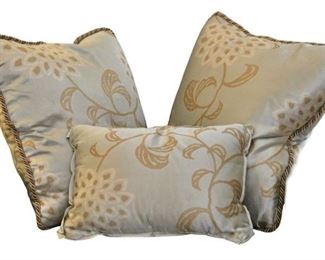 38. Three 3 Decorative Pillows