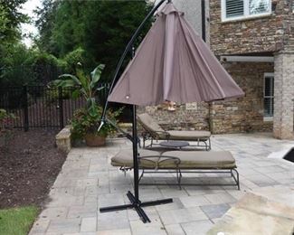 65. Outdoor Umbrella With Stand