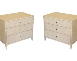 73. Pair Of Three Drawer Bedside Chests By SHERILL Furniture