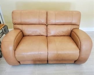Classic Leather Reclining Love Seats