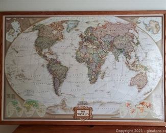 National Geographic World Wall Map