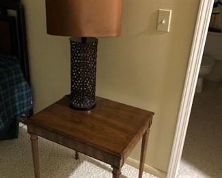 End table & lamps