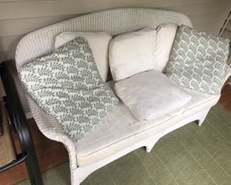 Wicker sofa