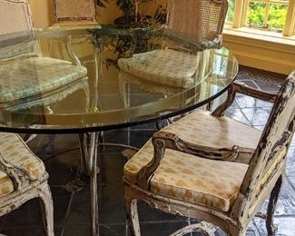 Wrought Iron Dining Table 