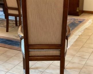 Set of six upholstered Hendredon dining chairs. Photo 2 of 3.