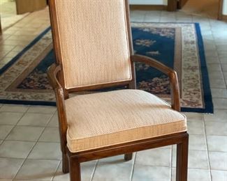 Set of six upholstered Hendredon dining chairs. Photo 1 of 3.