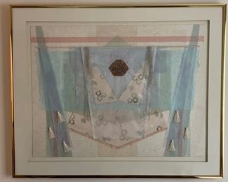 Original paper art. Measures 49"W x 39" H.