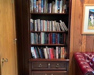 Sligh cabinet/bookshelf - 2 available. Each measures 32" W x 17" W x 80" H. Photo 1 of 3.