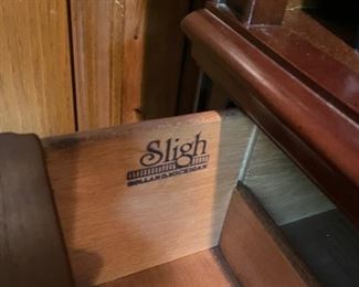 Sligh cabinet/bookshelf - 2 available. Each measures 32" W x 17" W x 80" H. Photo 3 of 3.