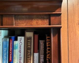 Sligh cabinet/bookshelf - 2 available. Each measures 32" W x 17" W x 80" H. Photo 2 of 3.