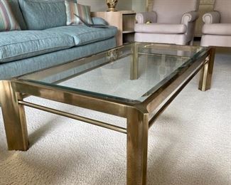 Mastercraft-style cocktail table. Measures 50" L x 30" W x 15" H. Photo 1 of 2.