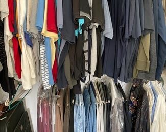 Polos, Button Downs & Sweaters in sizes: 3XXX - 4XXX
Jeans in size 58" x 30", Suits in size 58" x 30".