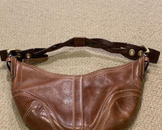Vintage leather Coach purse.