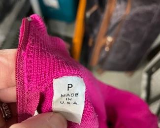 St. John basics. Size P fuchsia seater. Photo 2 of 2.