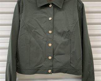 Vintage St. John Sport blazer in military green. Size S. Photo 1 of 2.