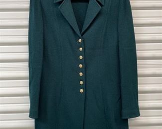 St. John Collection hunter green blazer. Size 10. Photo 1 of 2.