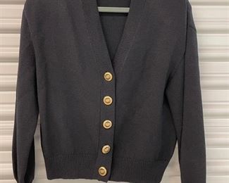 Vintage St. John Basics black sweater. Size P. Photo 1 of 2