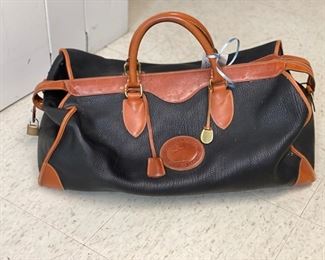 Vintage Doonie & Burke leather duffle / weekender.