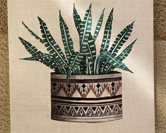 Mother-In-Law's Tongue canvas.