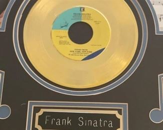 Framed Frank Sintra Shadow Box with Platinum 45 of New York, New York. Photo 2 of 3.