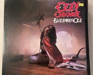 Ozzy Osborne Blizzard of Ozz album.