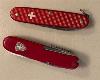 Swiss Army knives.