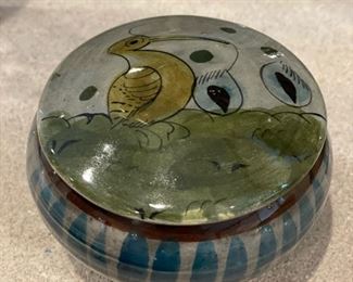 Mexican Pottery - Lidded Jar.
