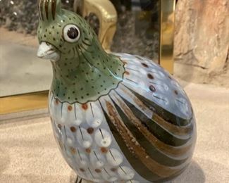 Mexican Pottery - Quail.