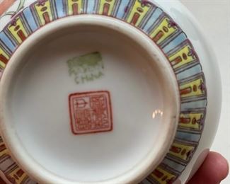 Pair of small Asian Temple Vases. Photo 2 of 2.