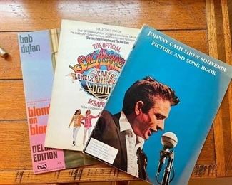 Vintage concert programs.