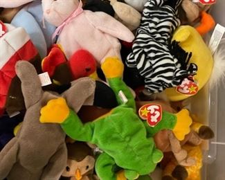 Sample of Beanie Babies.