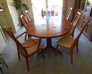 Skovby 69 Dining Table and Koefoed’s Eva chair set