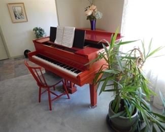 Fischer baby grand piano