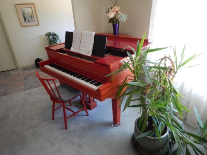 Fischer baby grand piano