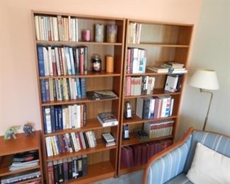 Teak book cases