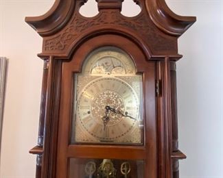 Vintage Herschede Grandfather Clock