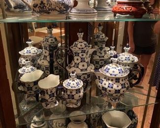 Bombay Company Blue & White Glassware