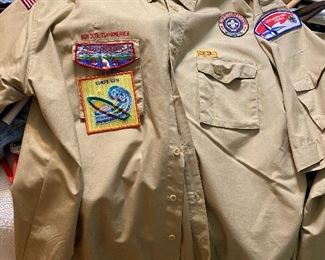 Boy Scout Shirt with Flap and Council Patch