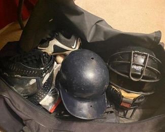 Baseball Helmets and Gear