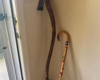 Carved Walking Stick/Cane