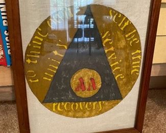 Small Alcoholics Anonymous Display